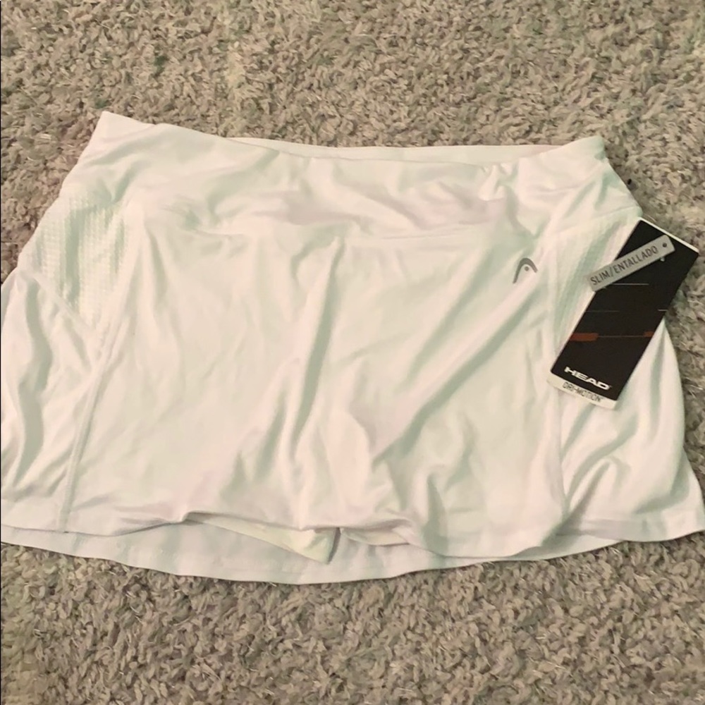 brand new white tennis skirt